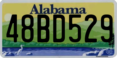 AL license plate 48BD529