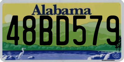 AL license plate 48BD579
