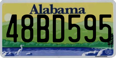 AL license plate 48BD595