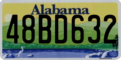 AL license plate 48BD632