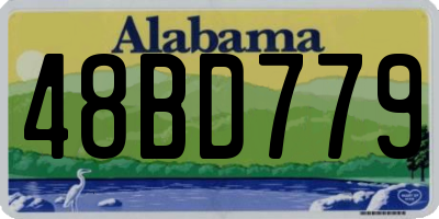 AL license plate 48BD779