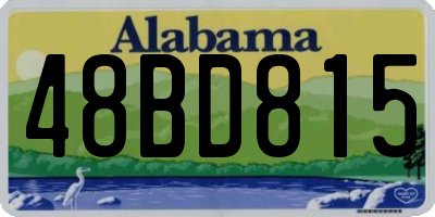 AL license plate 48BD815