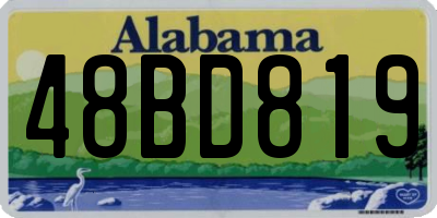 AL license plate 48BD819