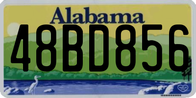 AL license plate 48BD856