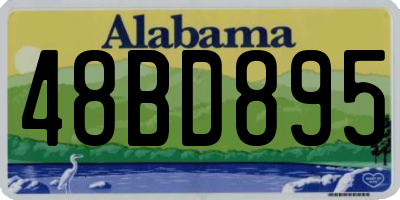 AL license plate 48BD895