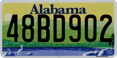 AL license plate 48BD902
