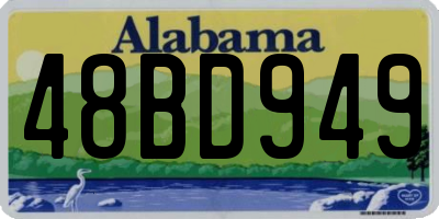 AL license plate 48BD949