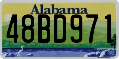 AL license plate 48BD971