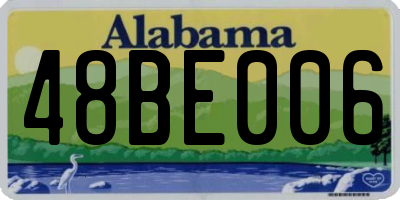 AL license plate 48BE006