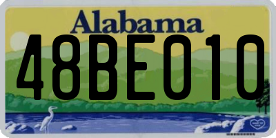 AL license plate 48BE010