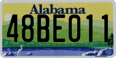 AL license plate 48BE011