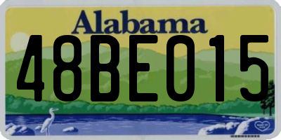 AL license plate 48BE015