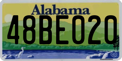 AL license plate 48BE020