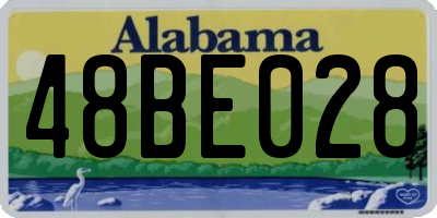 AL license plate 48BE028