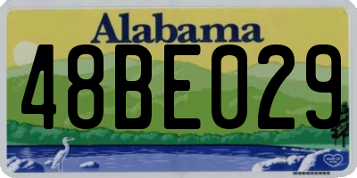 AL license plate 48BE029