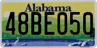 AL license plate 48BE050