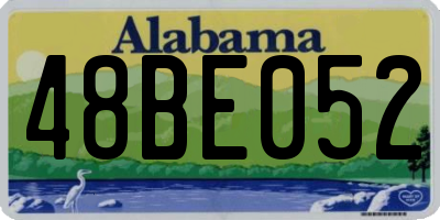 AL license plate 48BE052