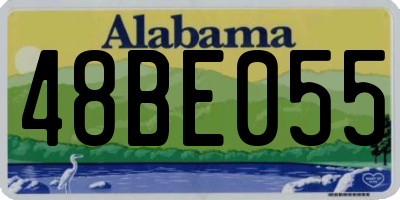 AL license plate 48BE055