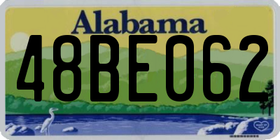 AL license plate 48BE062