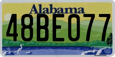 AL license plate 48BE077