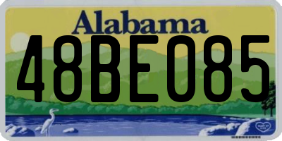 AL license plate 48BE085
