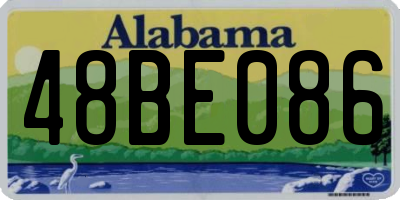 AL license plate 48BE086