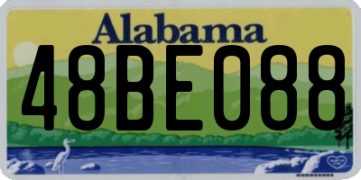 AL license plate 48BE088