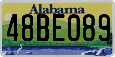 AL license plate 48BE089