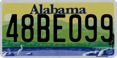 AL license plate 48BE099