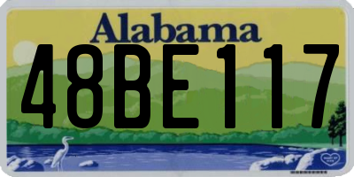 AL license plate 48BE117