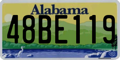 AL license plate 48BE119