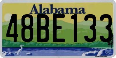 AL license plate 48BE133