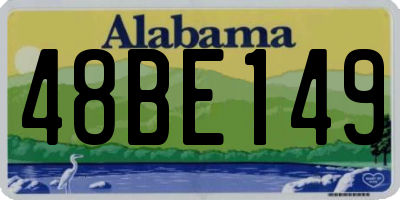 AL license plate 48BE149