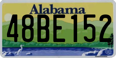 AL license plate 48BE152