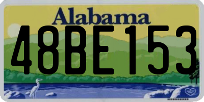 AL license plate 48BE153