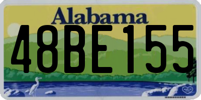 AL license plate 48BE155