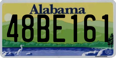 AL license plate 48BE161