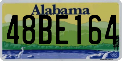 AL license plate 48BE164