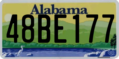 AL license plate 48BE177