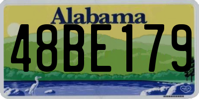 AL license plate 48BE179