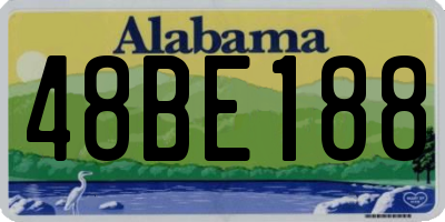 AL license plate 48BE188