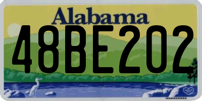 AL license plate 48BE202