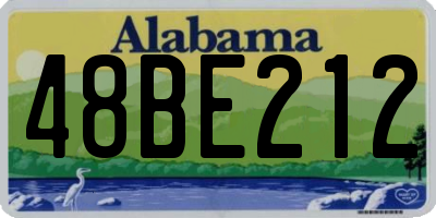 AL license plate 48BE212
