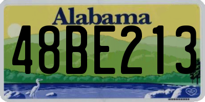 AL license plate 48BE213
