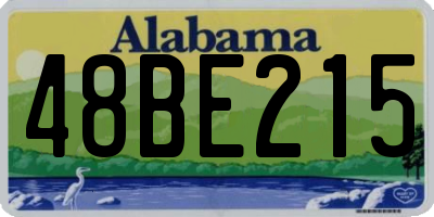 AL license plate 48BE215
