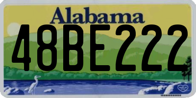 AL license plate 48BE222