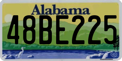 AL license plate 48BE225