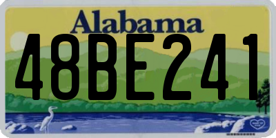 AL license plate 48BE241