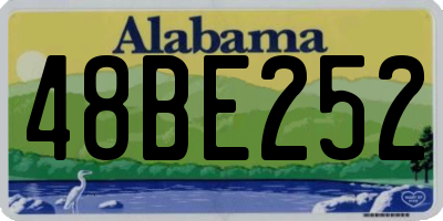 AL license plate 48BE252