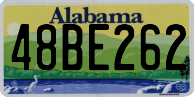 AL license plate 48BE262